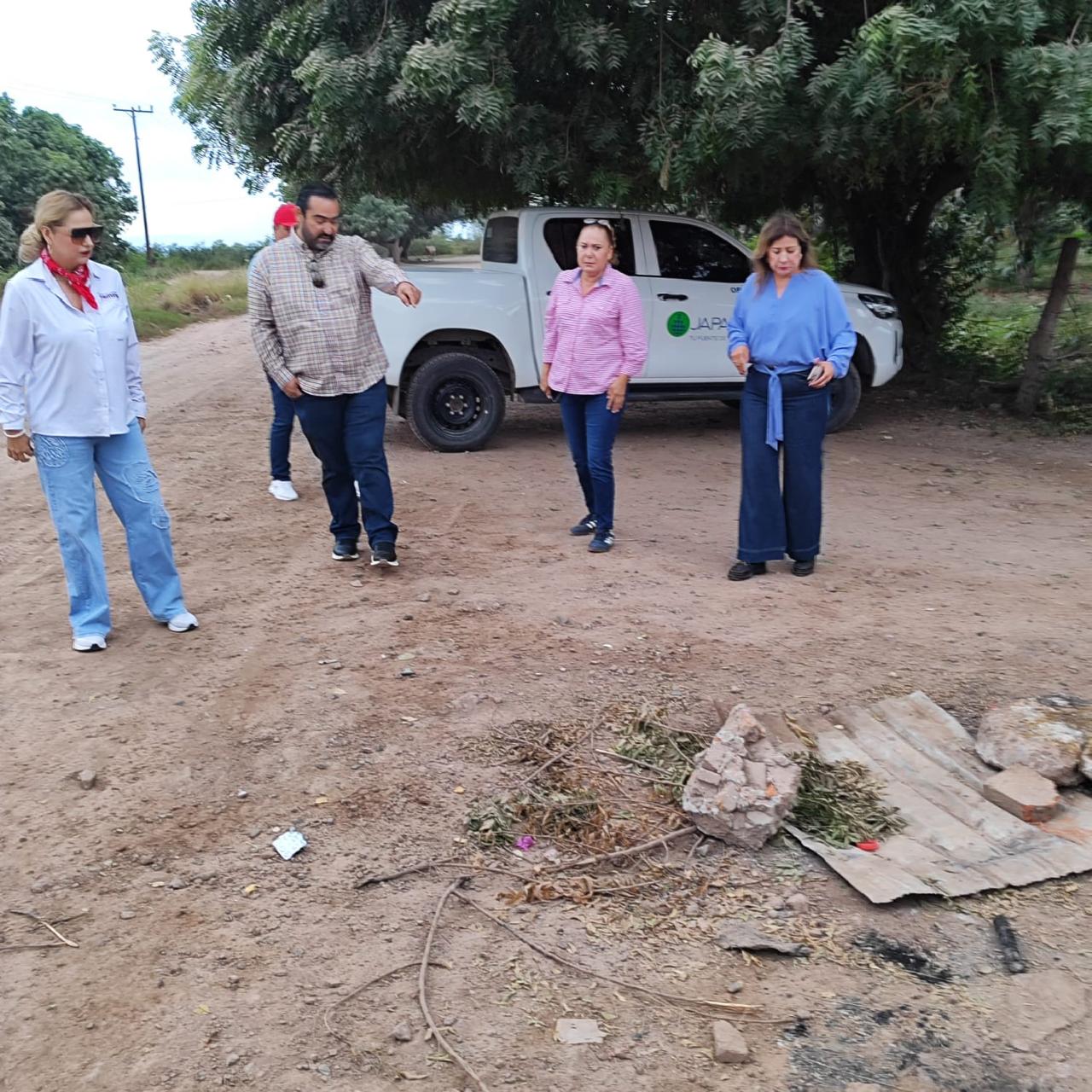 JAPAMA recorre sindicaturas para atender fallas de drenaje en comunidades de Ahome.