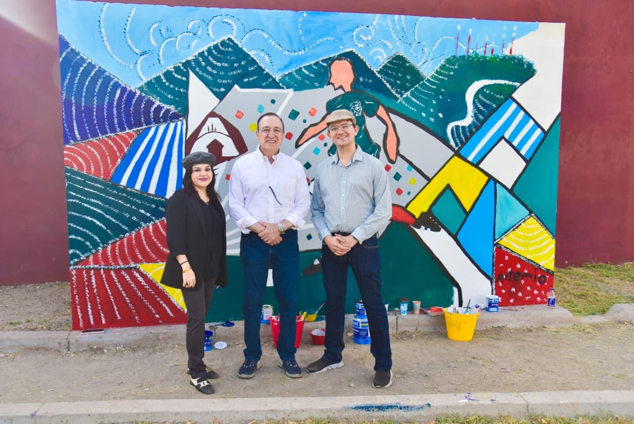 Ahome participa en La Mañanera de la Presidenta Claudia Sheinbaum con la Jornada Nacional Tequios y Murales Mundialistas.