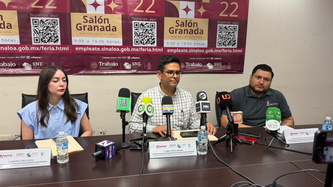 Mañana viernes 22 de mayo Segunda Feria del Empleo Los Mochis 2026.       