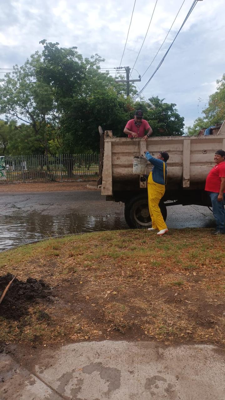 “Ahome mantiene al 90% limpieza y desazolve de rejillas, bocas de tormenta y cauces”: Obras Públicas.