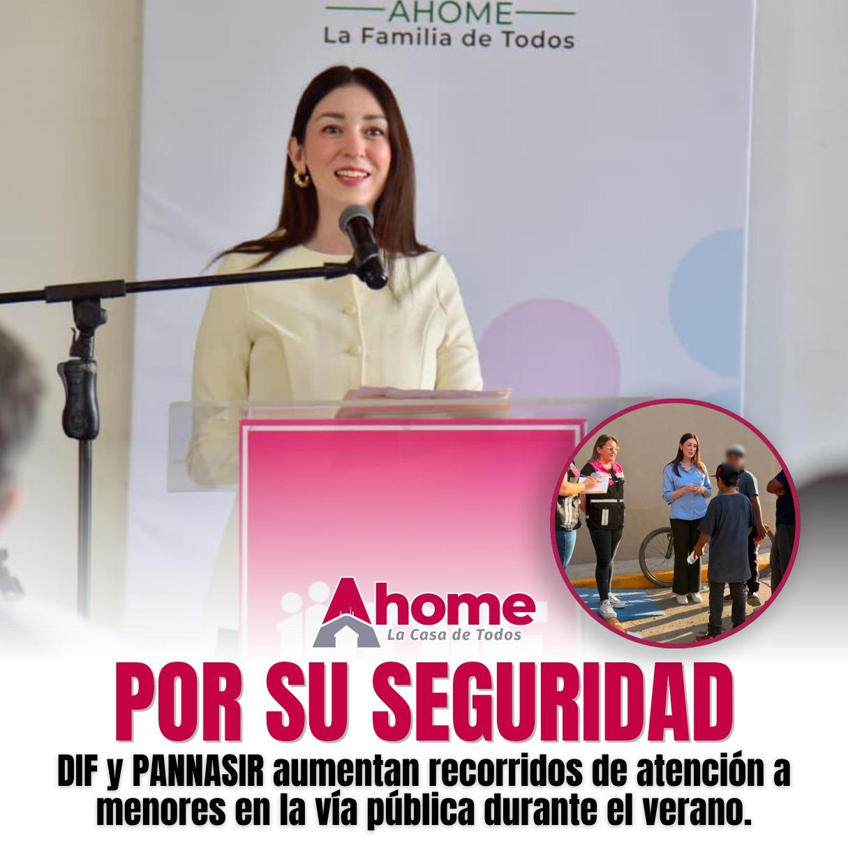 DIF y PANNASIR aumentan recorridos de atención a menores en la vía pública durante el verano.