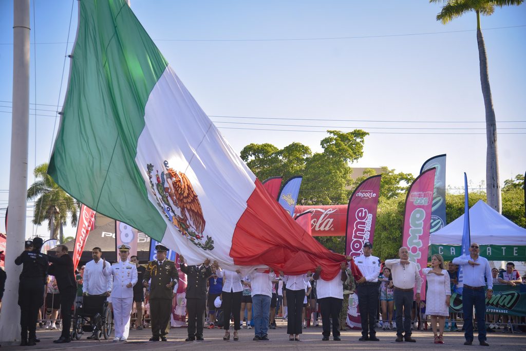 Alcalde Antonio Menéndez, Autoridades Militares y Educativas, conmemoran 179 Aniversario de la Gesta Heroica de los Niños Héroes de Chapultepec.