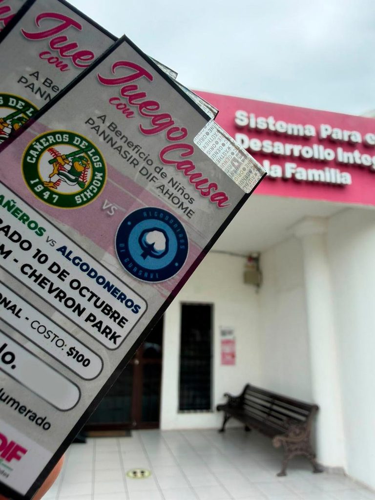 ¡Todavía hay boletos! DIF Ahome invita al juego con causa entre Cañeros y Algodoneros