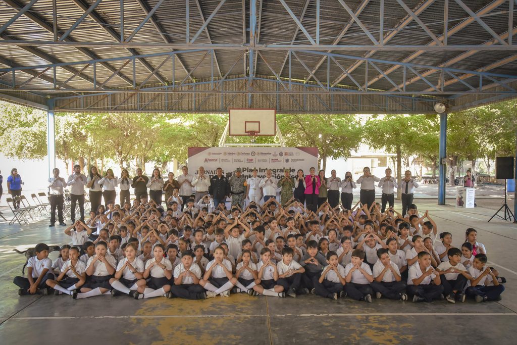 Llevan Jornada por la Paz a Ohuira para prevenir la violencia desde las escuelas.
